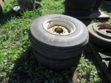 Pair of Tires and Rims
