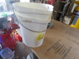 2 Plastic Buckets