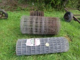 3 Rolls of Wooven Wire