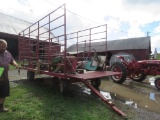 18ft Steel Hay Wagon w/Farmco Wide Track Heavy Gear