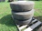 3 Tires and Rims 295/75R225