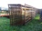 10 Heavy Duty 24ft Steel Freestanding Corral Panels