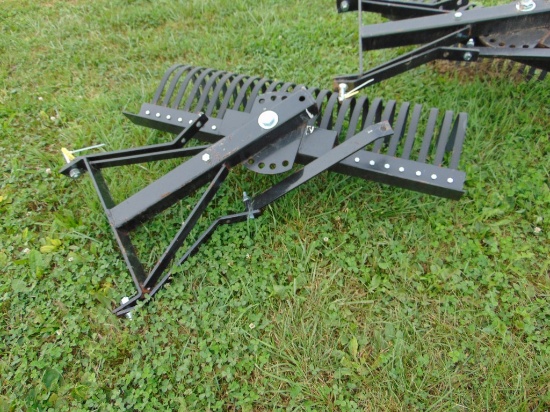 NEW J-Bar 3pth 4ft Stone Rake