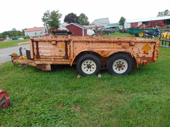 2005 Cross Country 12ft T/A Dump Trailer