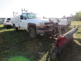 2001 Chevrolet Pickup Truck w/Mechanics Body & Western 90inch Snowplow
