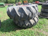 2 Tires and Rims 18.4-26