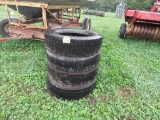 4 USED 225/70R19.5 Tires