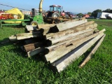 Lot of Split Telephone Poles