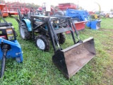 Suzue 150 Compact Tractor w/Front Loader & Backhoe