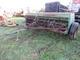 JD 8300 Double Disc 21 Drill w/Grass Seeder & Press Wheels