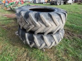 2 Tractor Tires 16.9R-28