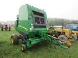 JD 854 Silage Special Round Baler w/Net Wrap