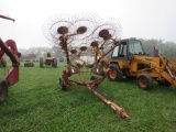 Ag Equipment 10 Wheel V-Rake w/Kicker Wheel