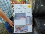 2000bu Grain Bin w/6inch Auger-Floor-Bin Sweep