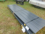 12ft Black Steel Roofing