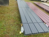16ft Black Steel Roofing