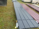 16ft Black Steel Roofing