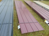 16ft Burgundy Steel Roofing