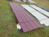 12ft Burgundy Steel Roofing
