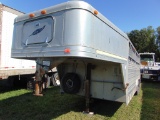 1994 Featherlite 8x20 Gooseneck Alum Cattle Trailer