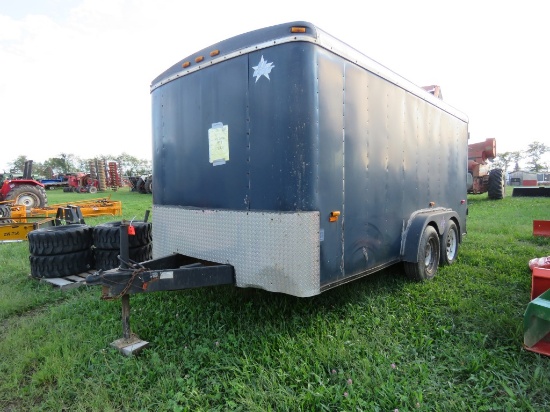 1999 US Cargo 14ft Enclosed T/A Trailer