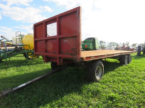 24ft T/A Heavy Duty Flatbed Wagon