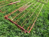 11ft Heavy Duty Metal Gates w/Latch & Hinge