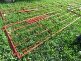 11ft Heavy Duty Metal Gates w/Latch & Hinge