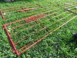 11ft Heavy Duty Metal Gates w/Latch & Hinge