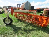 Roller Bar Rake w/Dolly Wheel