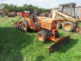 Kubota B6200 Tractor w/62inch Front Blade & 60inch Finish Mower & 60inch Mower Deck
