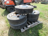 5 Tires and Rims 225 70 19.5