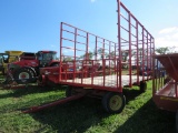 16ft Metal Hay Rack Wagon