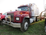 1999 Mack RD6885 Tri Axle Dump Truck w/J&J 16ft Alum Dump