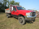 2004 Ford 550XL Dump Truck w/9ft J&J Alum Dump