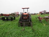 Kubota M5700 Tractor w/Quicke Q710 Loader & Pallet Forks