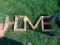 Wooden Home Sign