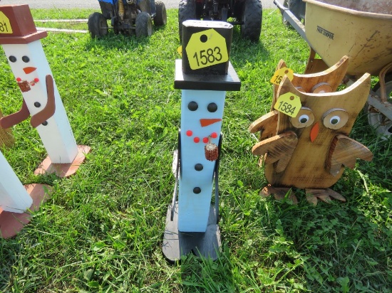 Wooden Snowman