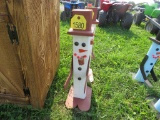 Wooden Snowman