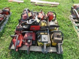 Pallet of Chainsaws