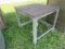 Steel framed table