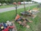 Pallet jack and 2 floor jacks