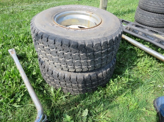 2 Tires and rims 33x12.50R15
