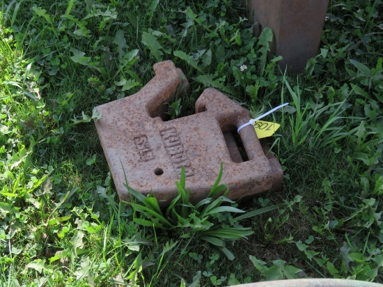 2 Kubota suitcase weights