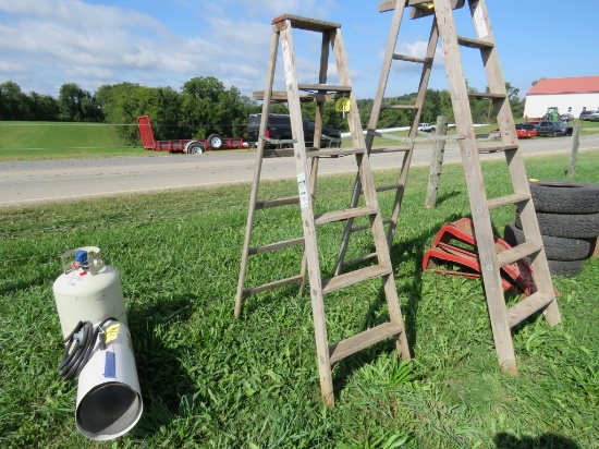 6ft wood step ladder