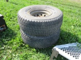 2 tires and rims 33x12.50R15
