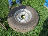 235/85R16 tire and rim