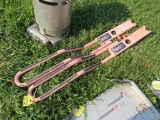 Safety ladder rail extensions