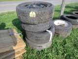 4 tires with rims 225-60-16