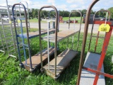 Steel cart with shelf